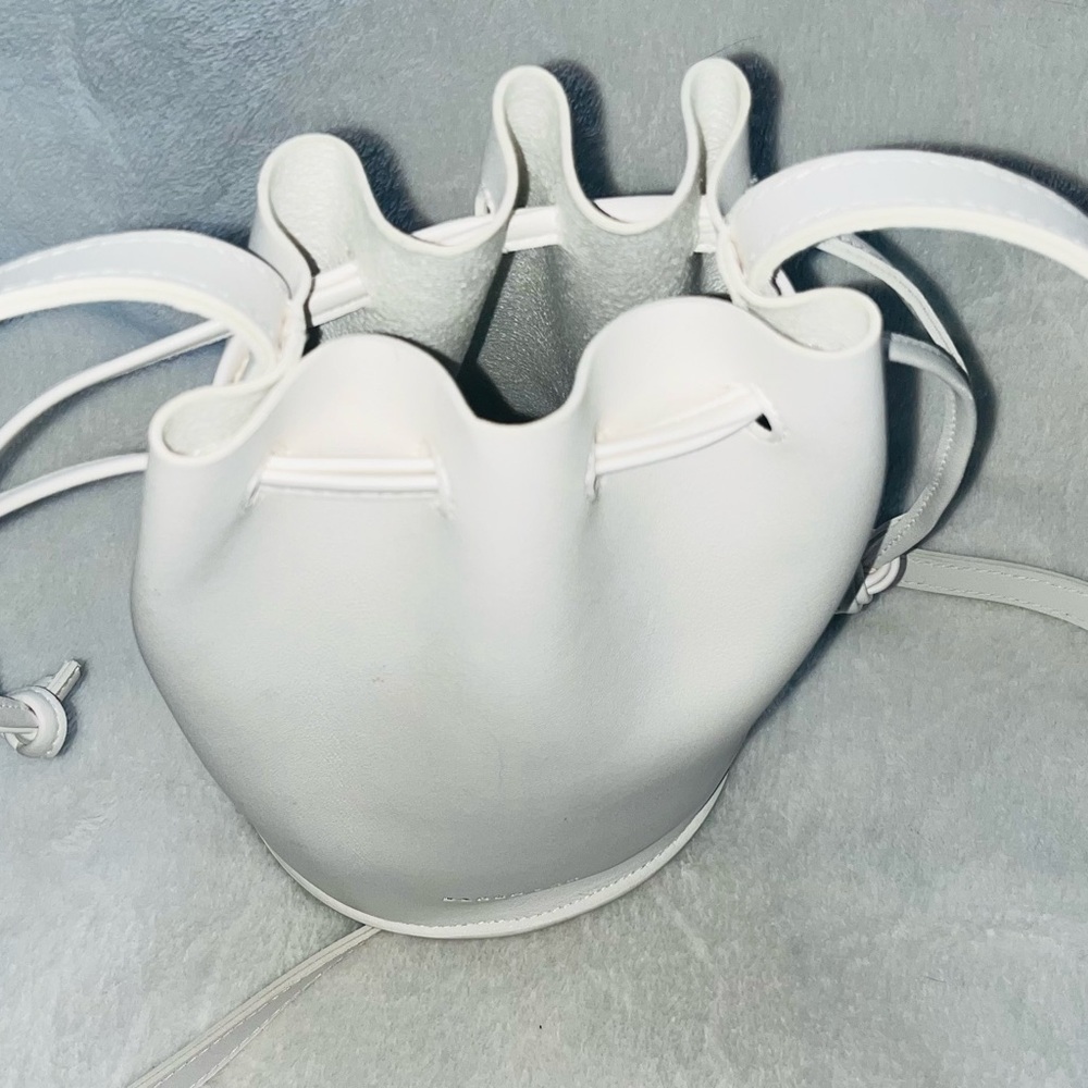 Derek Lam 10 Crosby White Leather Bucket Bag - Picture 8 of 13